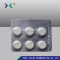 Albendazolo 600 mg e compresse di febbre 300 mg